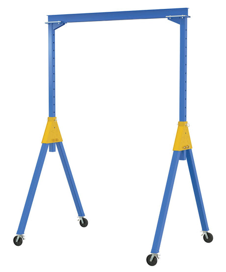 Vestil Adjustable Steel Gantry Cranes with Total Locking Casters - Knockdown