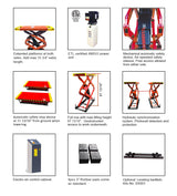 AMGO XL-9F 9,000 lb Flush Mount Scissor Lift