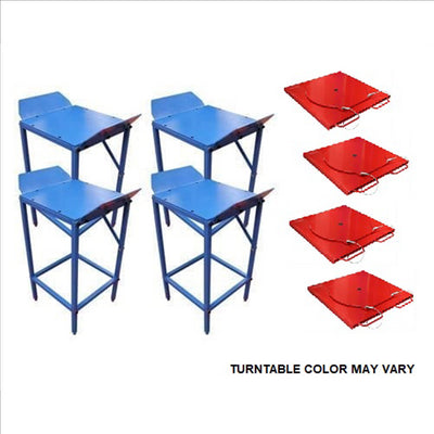 Atlas Automotive Equipment Alignment Stands W/ Turntables ATEATLAS-WHLSTD-FPD