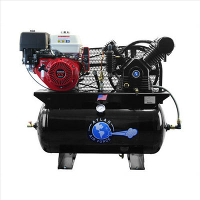 Atlas Automotive Equipment 13Hp Gas-Powered 30 Gallon Air Compressor ATEMPAF13G