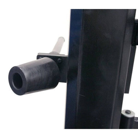 A close-up of the Atlas® WB49-2 wheel balancer's measuring arm, highlighting its durable construction for accurate wheel measurements.