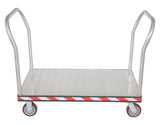 Vestil Heavy Duty Aluminum Treadplate Platform Trucks