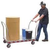 Vestil Heavy Duty Aluminum Treadplate Platform Trucks