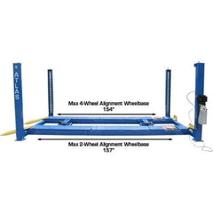 Atlas 412A Alignment 4 Post Lift + RJ6 Rolling Jacks Combo
