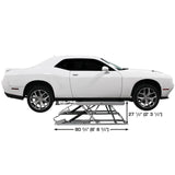 Atlas 6PL 6,000 lb Open Center Low Rise Lift