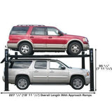 Atlas PRO9000 4 Post Lift + RJ35 Sliding Jacks Combo