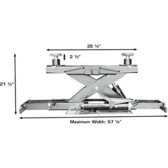 Atlas Platinum PVL14 4 Post Lift + RJ7000 Rolling Jacks ALI Certified Combo