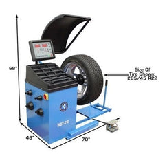 Atlas TTC306 Truck Tire Changer + WBT-210 Heavy Duty Wheel Balancer Combo
