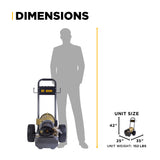 BE Power 2,700 PSI 3.5 GPM 7.5 HP Electric Pressure Washer with Baldor Motor and AR Triplex Pump - B2775E3AHE