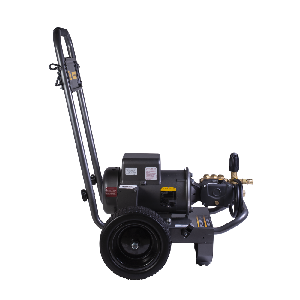 BE Power 2,700 PSI 3.5 GPM 7.5 HP Electric Pressure Washer with Baldor Motor and AR Triplex Pump - B2775EA