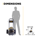 BE Power 3,000 PSI 4.5 GPM 10 HP Electric Pressure Washer with Baldor Motor and AR Triplex Pump - B3010E34AHE