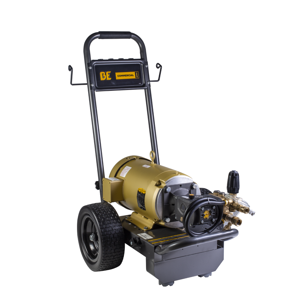 BE Power 3,000 PSI 4.5 GPM 10 HP Electric Pressure Washer with Baldor Motor and AR Triplex Pump - B3010E34AHE