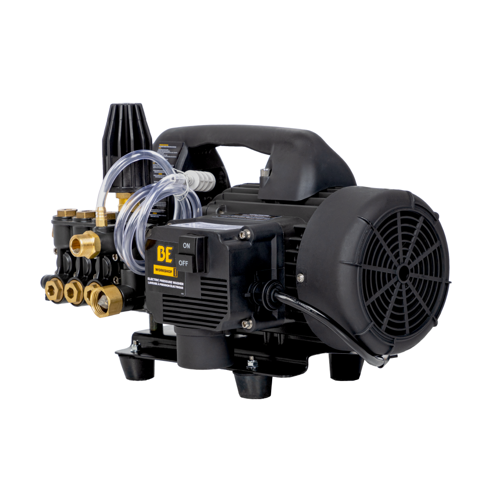 BE Power 1,500 PSI 1.6 GPM 1.5 HP Portable Electric Pressure Washer – P1515EPN