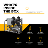 BE Power 3,000 PSI 4.0 GPM 7.5 HP Electric Pressure Washer with Baldor Motor and General Triplex Pump - X-2775FW1GENHT