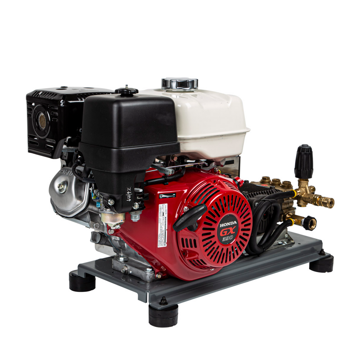 BE Power 3,200 PSI 5.2 GPM Truck Mount Cold Water Gas Pressure Washer - B3213HTBCS
