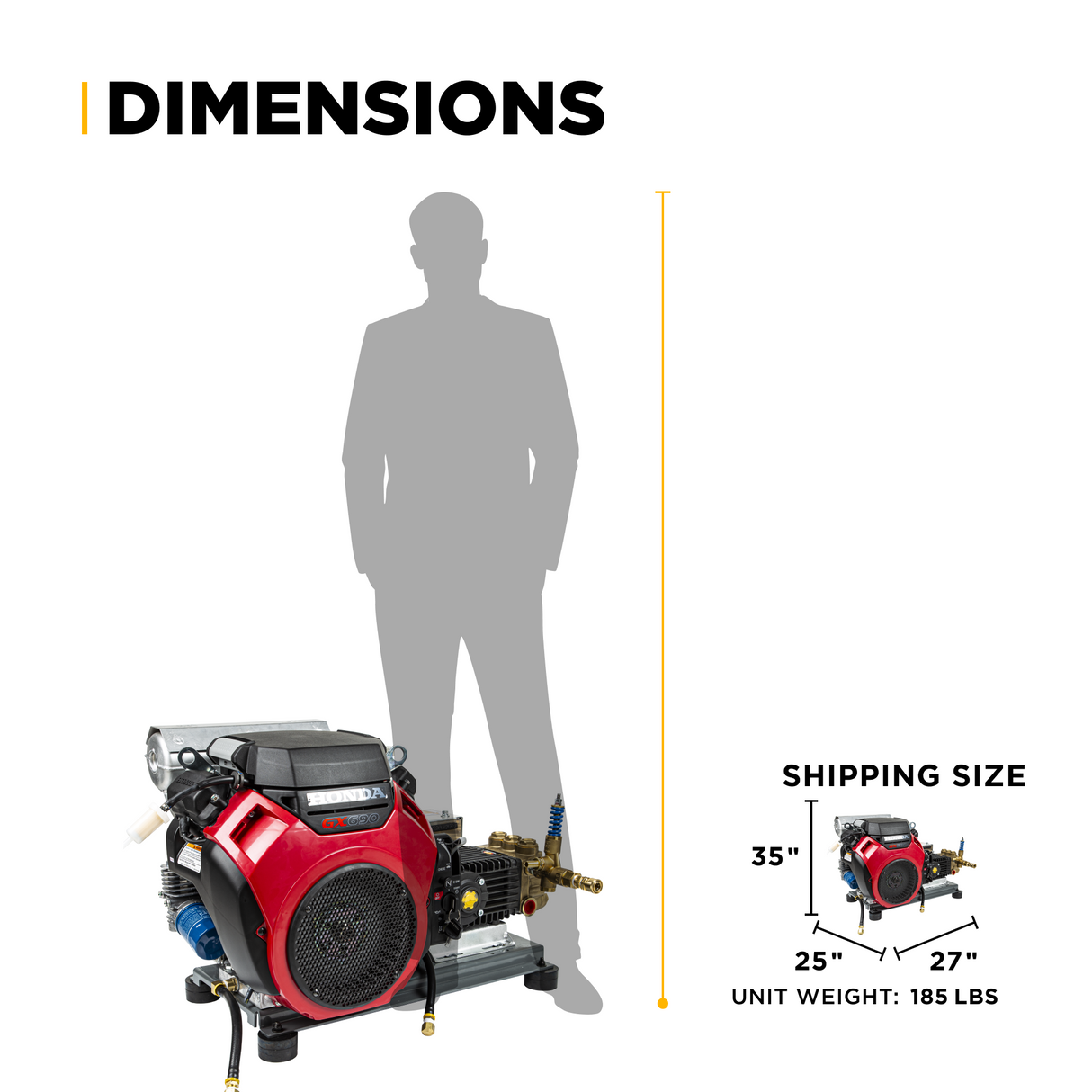 BE Power 4,000 PSI 8.2 GPM Cold Water Gas Pressure Washer - B4024HETBGS