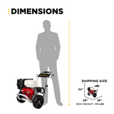 BE Power 4,200 PSI 4.2 GPM Cold Water Gas Pressure Washer - B4213HABCS