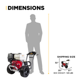 BE Power 4,200 PSI 4.2 GPM Cold Water Gas Pressure Washer - B4213HAGS