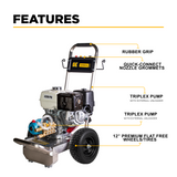 BE Power 4,200 PSI 4.2 GPM Cold Water Gas Pressure Washer - B4213HSJ