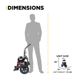 BE Power 3,400 PSI 2.5 GPM Cold Water Gas Pressure Washer - BE3465KX