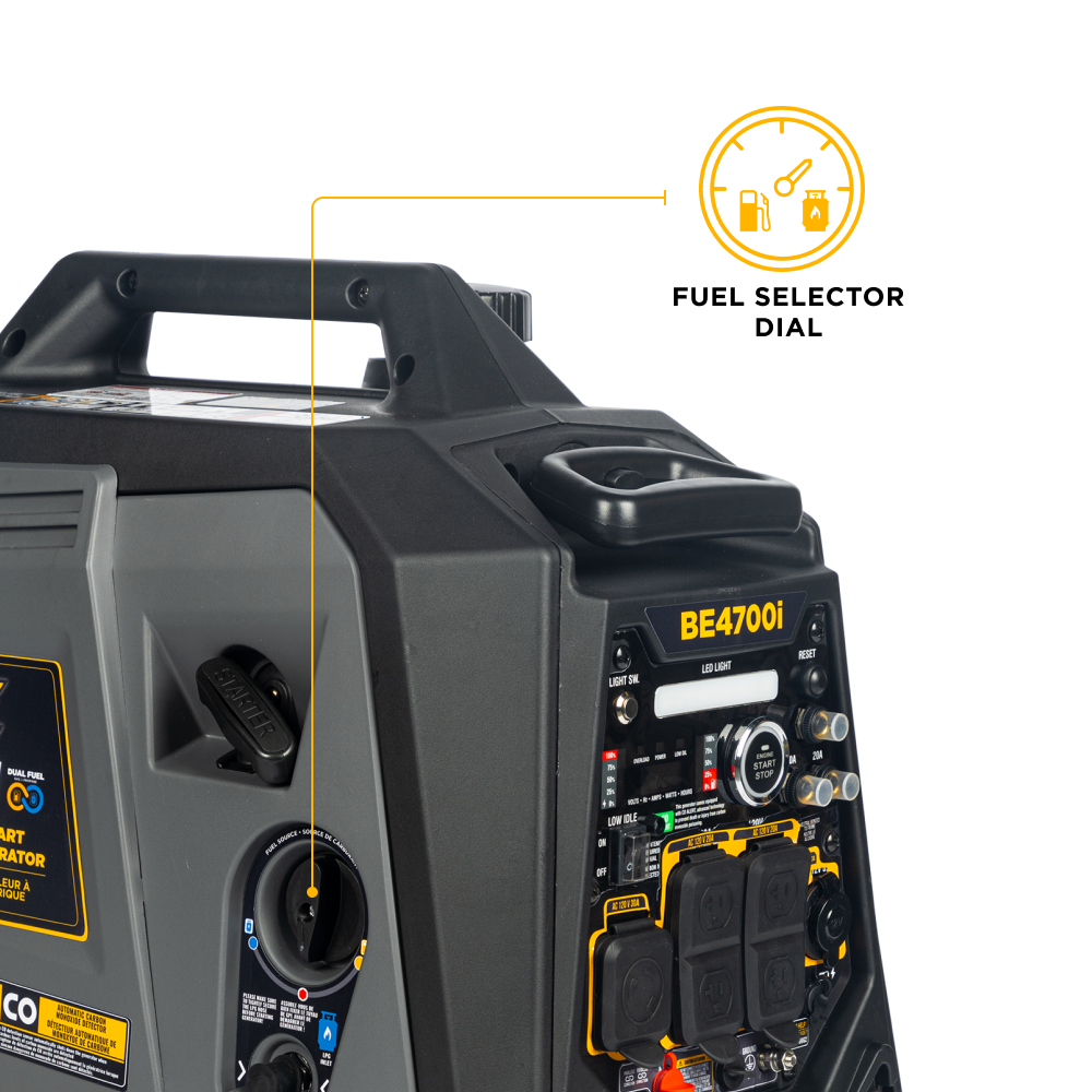 BE Power 4,700 Watt Digital Inverter Generator - BE4700ID