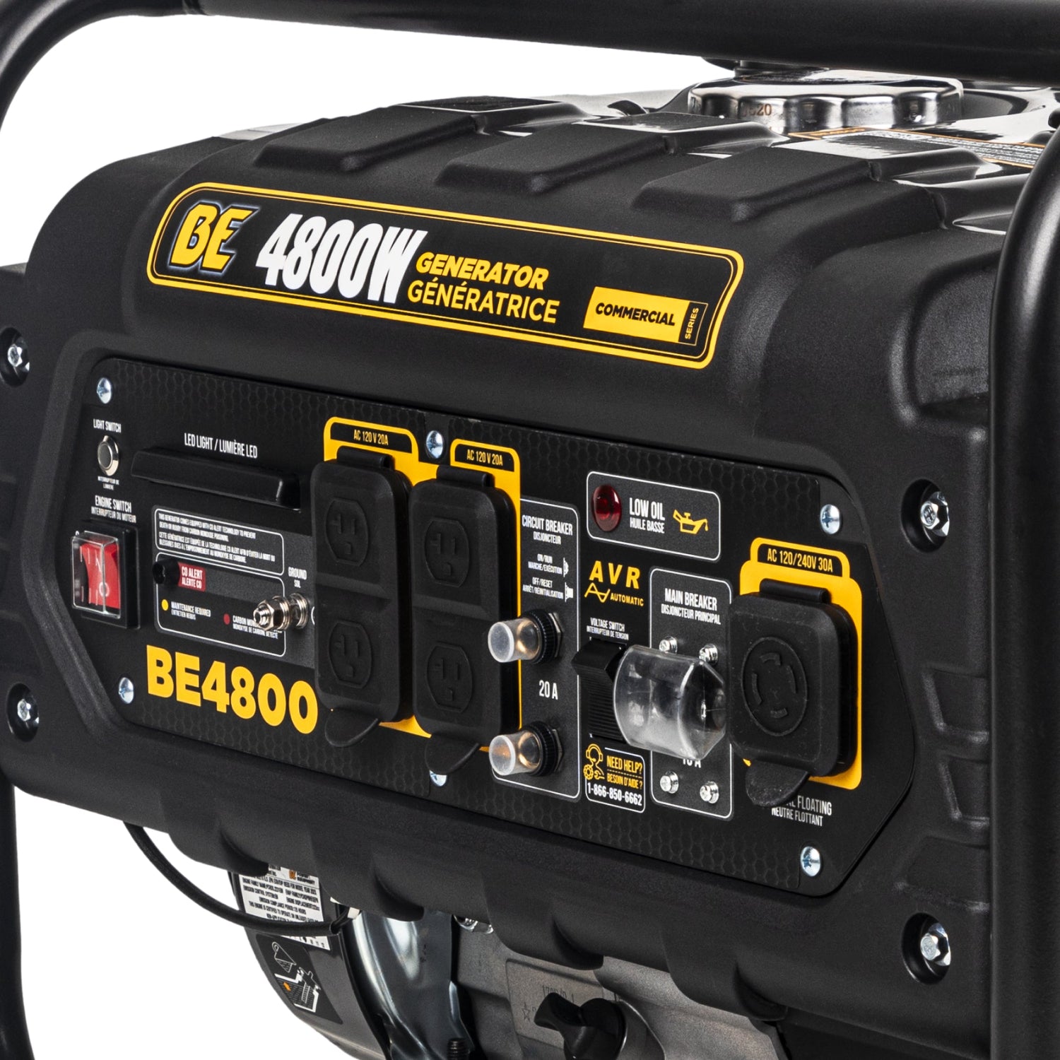 BE Power 4,800 Watt Generator - BE4800