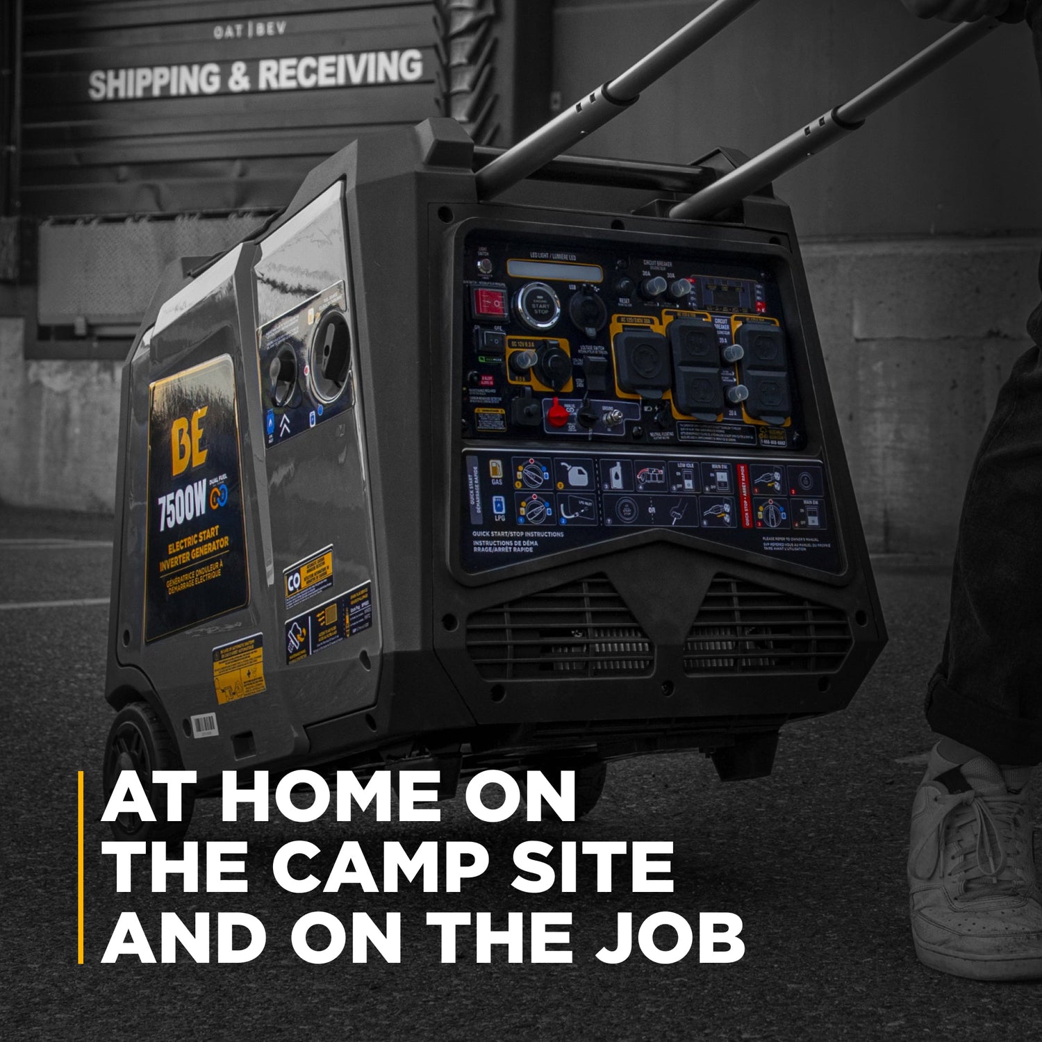 BE Power 7,500 Watt Digital Inverter Generator - BE7500ID