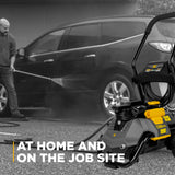 BE Power 1,100 PSI 2.0 GPM 1.5 HP Electric Pressure Washer with Baldor Motor and Triplex Pump - PE-1115EW1A