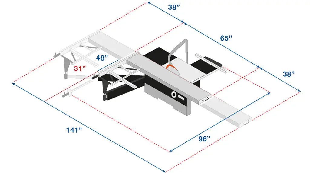 Maksiwa BMS.1600.IR Dado Edition - Sliding Table Saw