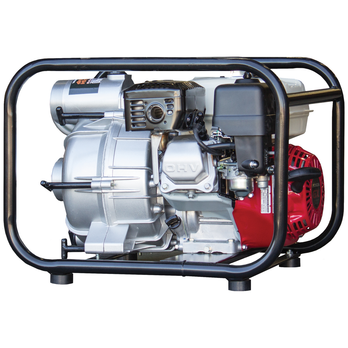 Brave Trash Pump 3" with Honda GX200 Engine 272 GPM 5/8" Solids Capacity BRP200TP3 New