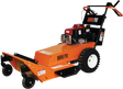 A Brave Pro 26-inch hydrostatic drive brush cutter with a Honda GXV390 electric-start engine on a transparent background, displaying a full view of the machine.