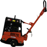 Brave Reversible Plate Compactor 23" x 15" with Honda GX160 Engine 5.5 HP 5400 VPM Compaction Force of 4496 lbs BRPRP210H New