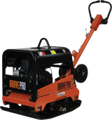 Brave Reversible Plate Compactor 27" x 20" with Honda GX200 Engine 6.5 HP 5400 VPM Compaction Force of 6744 lbs BRPRP220H New