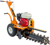 Brave Compact Trencher with Shark Chain 18" Max Depth and Honda GX200 Engine 6.5 HP Gas BRPT18 New
