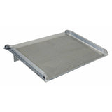 Vestil Aluminum Truck Dock Board 72 In. x 72 In. 20000 Lb. Capacity Silver- BTA-20007272