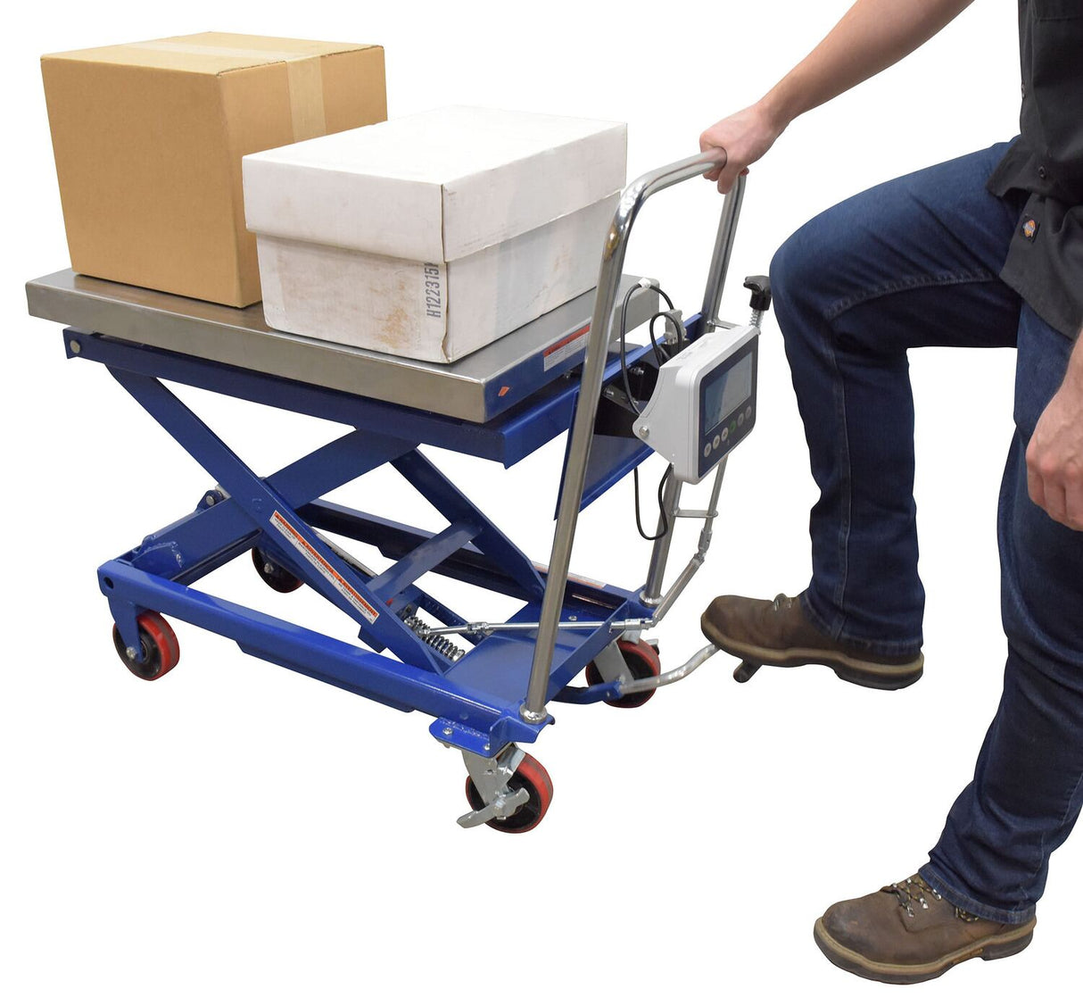 Vestil Scissor Carts with Built-In Scale