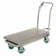 Vestil Stainless Steel Scissor 304 Cart 19-3/8 In. x 39-3/8 In. 1000 Lb. Capacity Silver-CART-1000-SS2