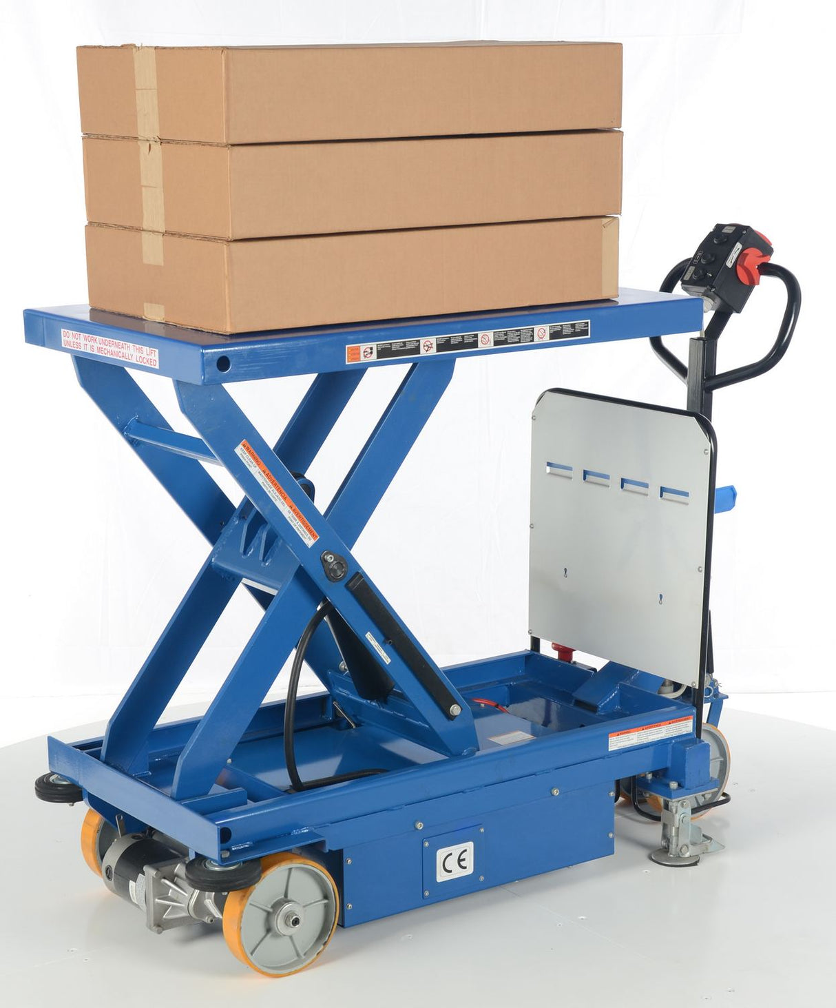 Vestil Powered Drive and Powered Lift Hydraulic Scissor Carts