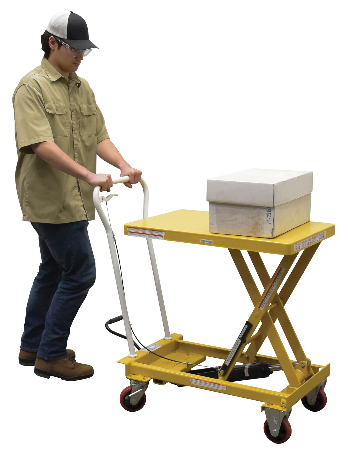 Vestil Auto-Shift Hydraulic Elevating Carts