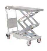 Vestil Partially Stainless Steel Hydraulic Elevating Carts