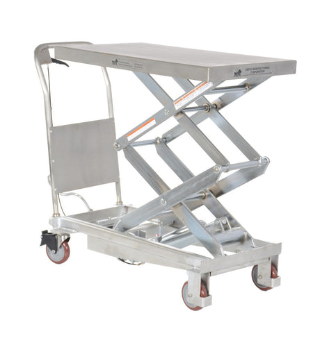 Vestil Partially Stainless Steel Hydraulic Elevating Carts
