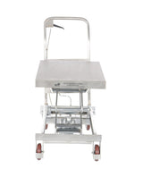 Vestil Partially Stainless Steel Hydraulic Elevating Carts