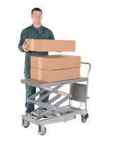 Vestil Partially Stainless Steel Hydraulic Elevating Carts