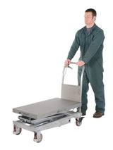 Vestil Partially Stainless Steel Hydraulic Elevating Carts
