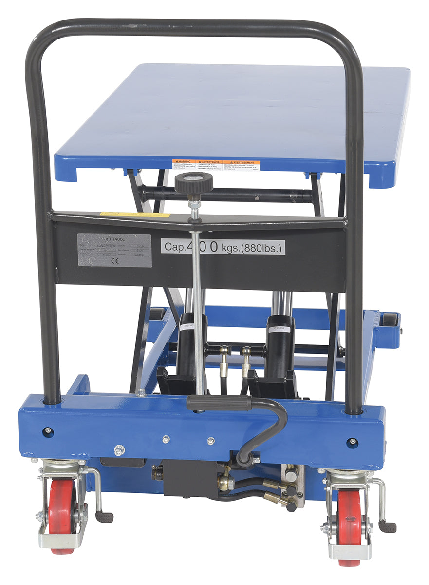 Vestil Low Profile Scissor Cart w/ Auto-Shift