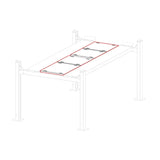 Challenger Lifts CL4P9SP Aluminum Storage Platform Set (Set Of 4)