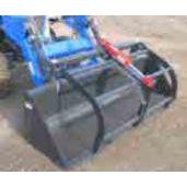 Haugen Attachments Compact Tractor & Mini Skid Steer Material Grapple