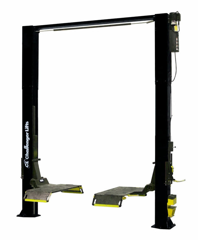 Challenger Lifts CL10-XP9-2-QC Two Post Lift 9,000 Lbs Drive On Style Capacity W/ Quick Cycle And 2ft Extensions
