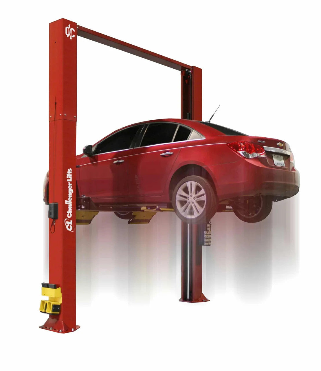 Challenger Lifts CL10-XP9-2-QC Two Post Lift 9,000 Lbs Drive On Style Capacity W/ Quick Cycle And 2ft Extensions