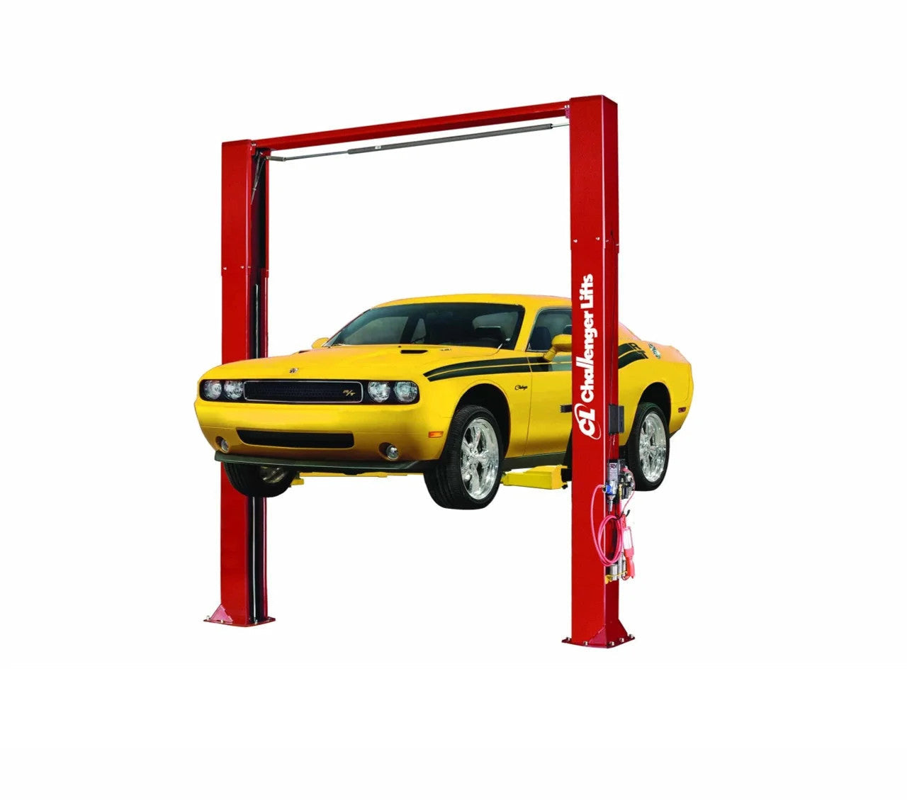 Challenger Lifts CL10V3-2-DPC-QC Two Post Lift Versymmetric 10,000 Lbs Capacity W/ Dual Pendant Controls And Quick Cycle